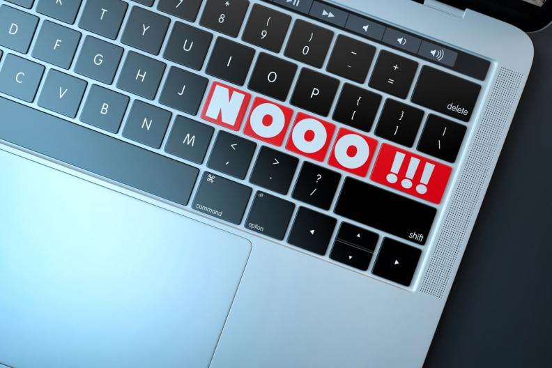 NOOO-Text-sign-on-computer-keyboard-7357